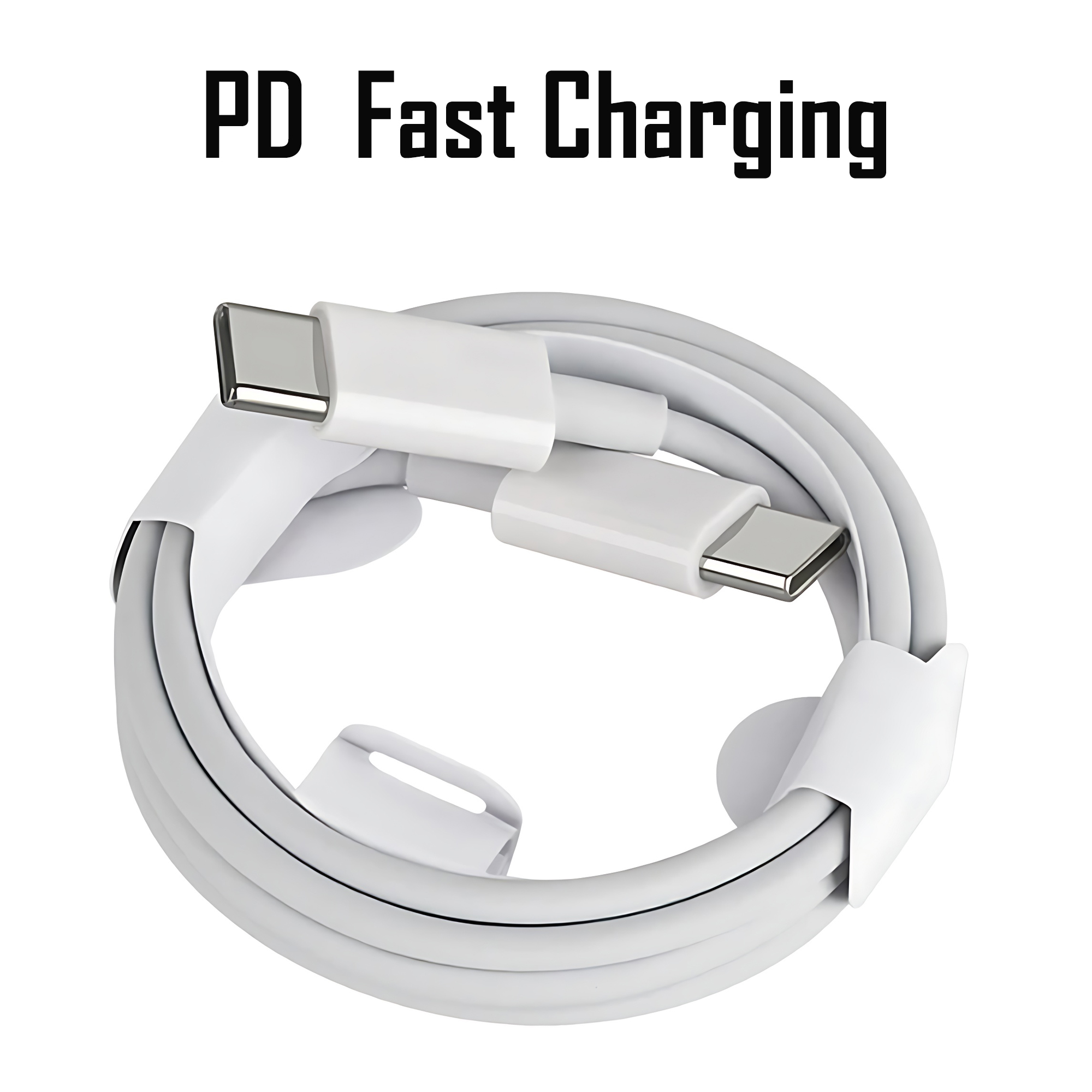 

USB C to USB Type C Cable Lightning with E-mark chip for iPhone huawei Xiaomi Redmi Note 8 Pro Quick Charge 4.0 PD 60W Fast Charging for Pro S11 Charger Cable, White