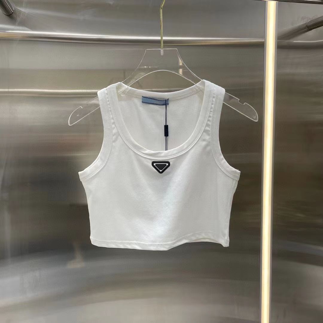 

shirts fashion womens clothes Tees vest woman round neck pullover Self-cultivation waistcoats sexy sleeveless tshirt vests high-end top 66DD, White