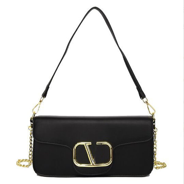 

Wallets V Leather Handbag Chain Bag Women luxurys Fashion Designers Bags Female clutch Classic Girl Handbags 6 colours, Pink