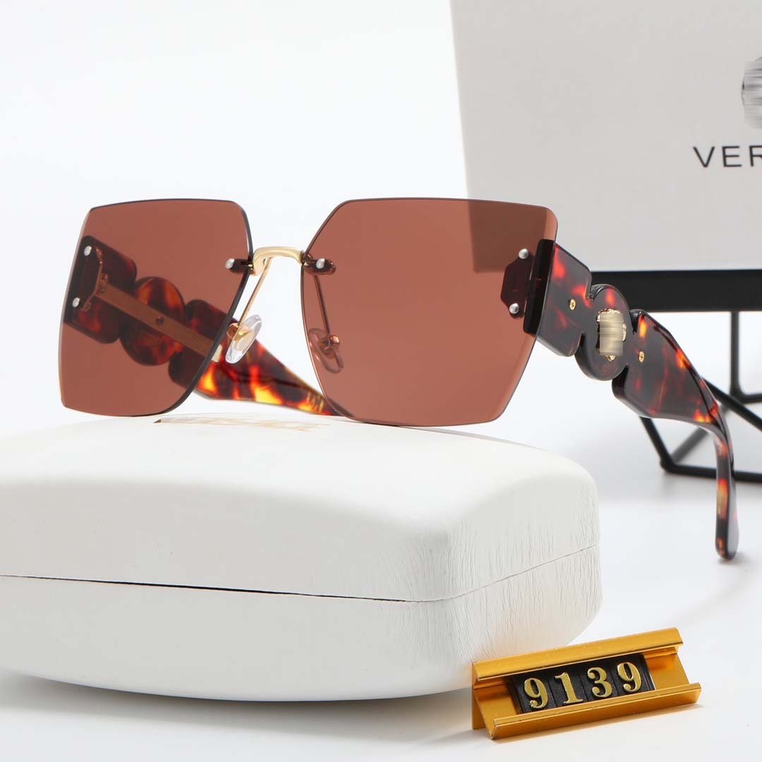 

vercace 9139 with box Polarized sunglasses UV400 Photochromic plank resin lenses Sun protection Driving Travel Sports
