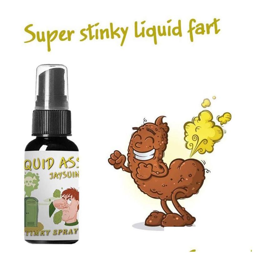 Party Masks 30ml Super Stinky Liquid Fart Terrible Smell Spray Long Lasting Halloween Prank Toy Adults Children Spoof Odor