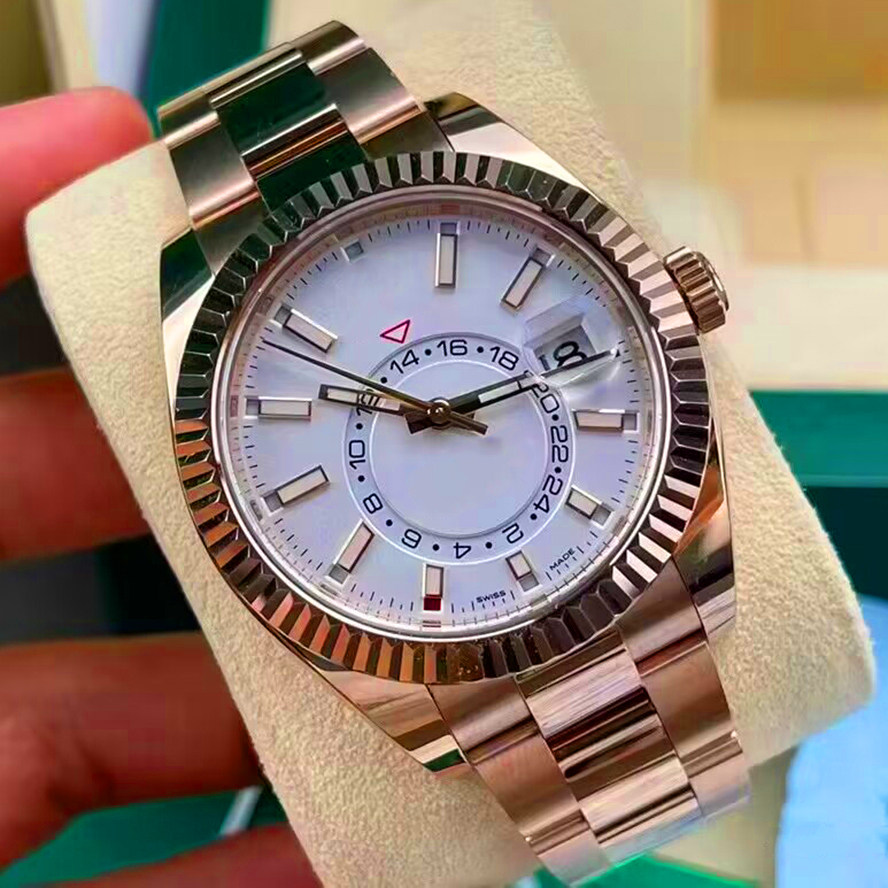 

Mens Watch Mens Automatic Mechanical Movement Small Dial Sapphire Calendar 41mm Bracelet Fashion Business dweller Wristwatches Montre DHGATE