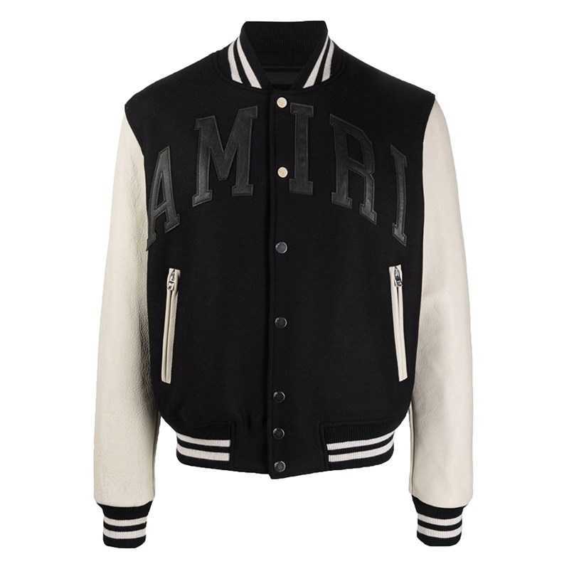 

Designer Clothing Casual Coats 22fw New Amiiri Baseball Jacket Pilot Embroidered Jacket Unisex Black Denim Jean Outwear Wintercoat for sale Outerwear, Shipping fee