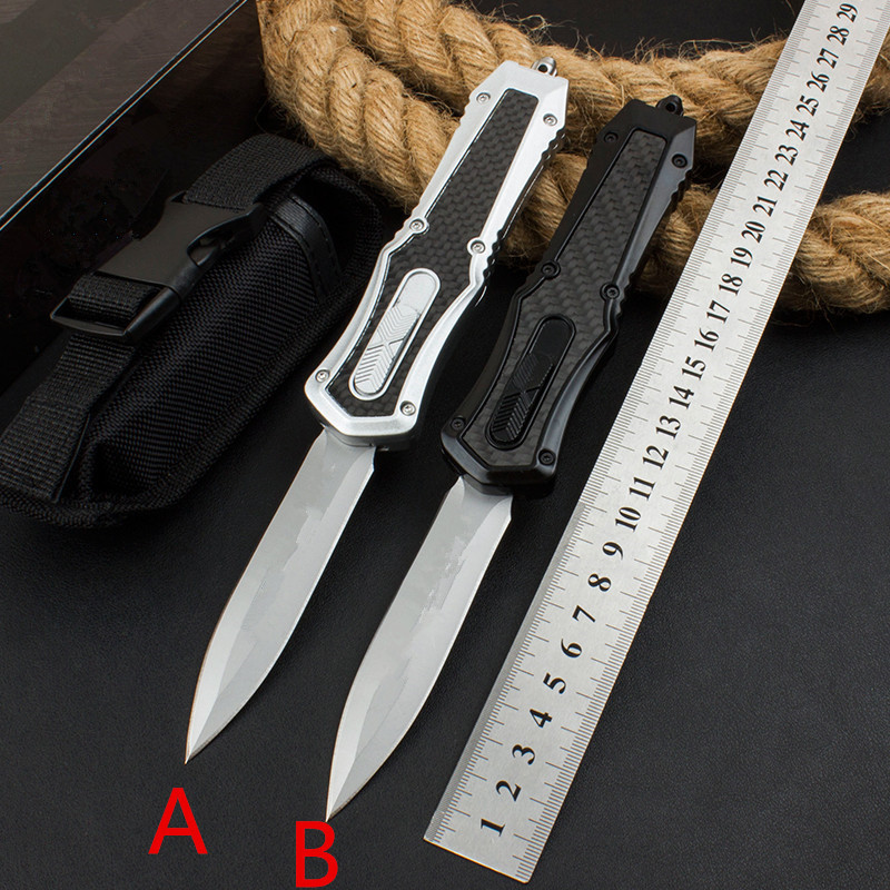 

New US UK Italian Style Automatic Knife D2 Blade Aviation Aluminum Handle Outdoor Self Defense Hunting Pocket Auto Knife UT85 UT88 BM 3310 3300 4300 3400 4600 9400 9600