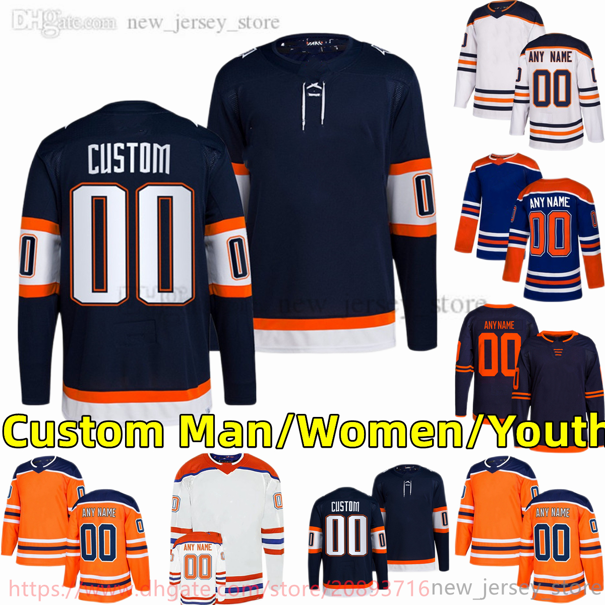 

custom S- Movie College Hockey Wears Jersey Embroidery 97 ConnorMcDavid 29 LeonDraisaitl 99 WayneGretzky 36 JackCampbell 91 EvanderKane 18 ZachHyman Jerseys, Women only s-xxl
