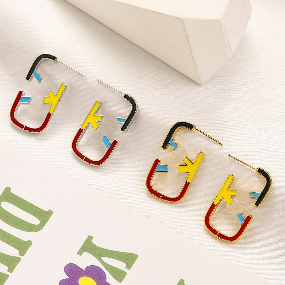 

2023 Charm Earrings 18K Gold Plated Jewelry Womens Gift Stud Earrings Wedding Party Love Earrings 925 Silver Premium Jewelry Wholesale Stainless Steel Accessories