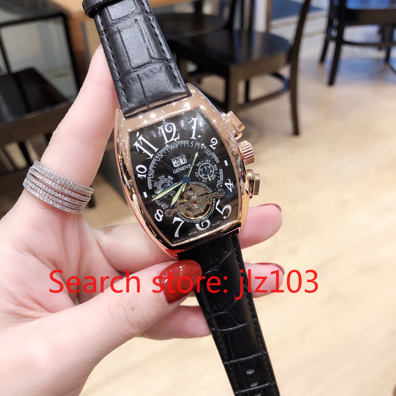 FLK Men&#039;s Mechanical Wristwatch is a world-renowned high-end watch with a sapphire mirror and a fully automatic mechanical movement, measuri-image-861508419