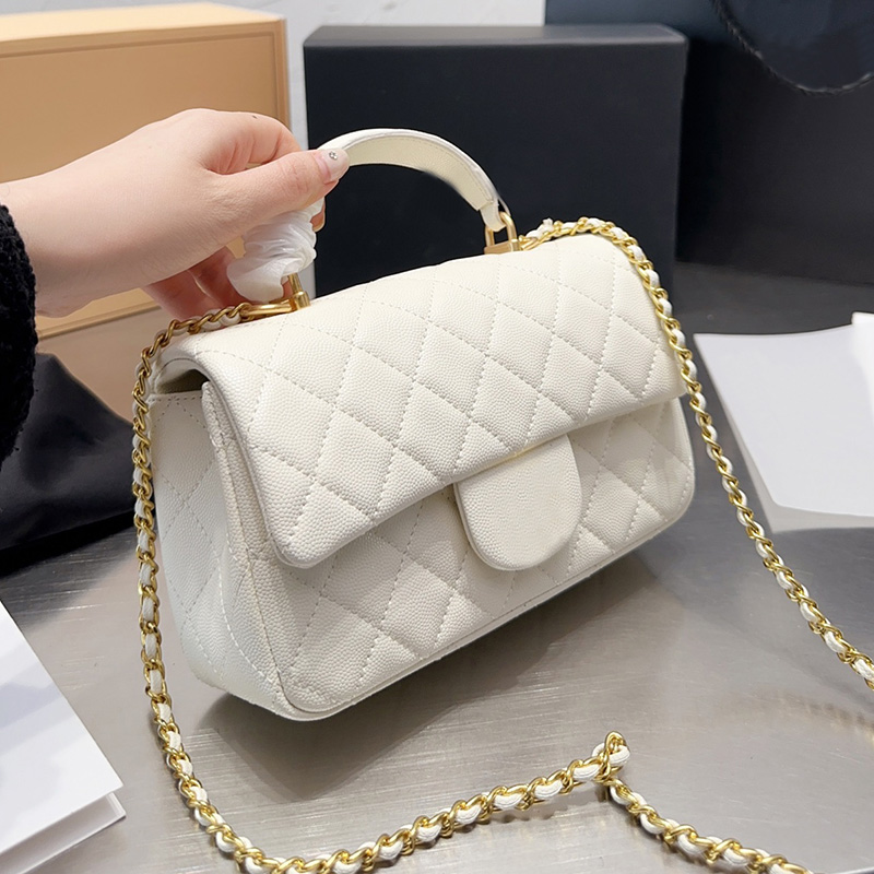 

Women Bag Designer Tote Bag Crossbody Bags Fashion Handbag Gold Logo chains Brand Leather Shoulder Handbag Handle minicf Channle Bag, Color 03
