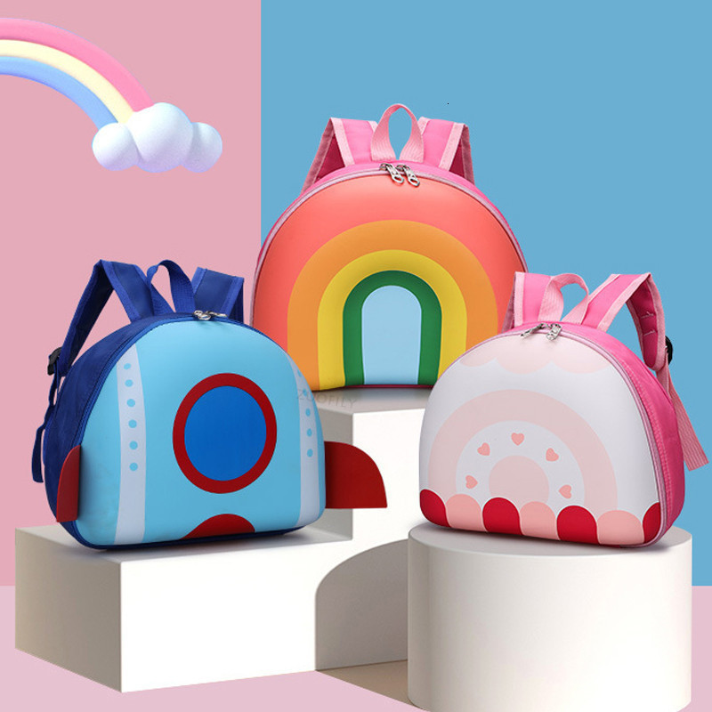 

Backpacks Baby Kindergarten Schoolbags Cute Cartoon Kids Backpack School Bag Toy Toddler Gifts Children Backpack Student Bags for Girl Boy 230424, Rainbow
