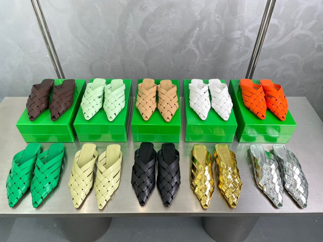 

Fashion Women Casual Designer Lady Braid Slippers Sandals Flowers New Pointy Toe Flats Pumps Shoes Party Shoes Bride Shoes, White