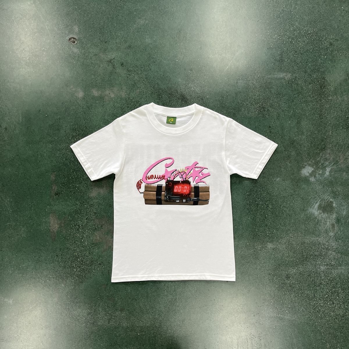 

Luxury Designer Corteiz Polo Shirt Pink and White T-shirt 1:1 top Quality UK High Street Fashion EU Size -XL, 28