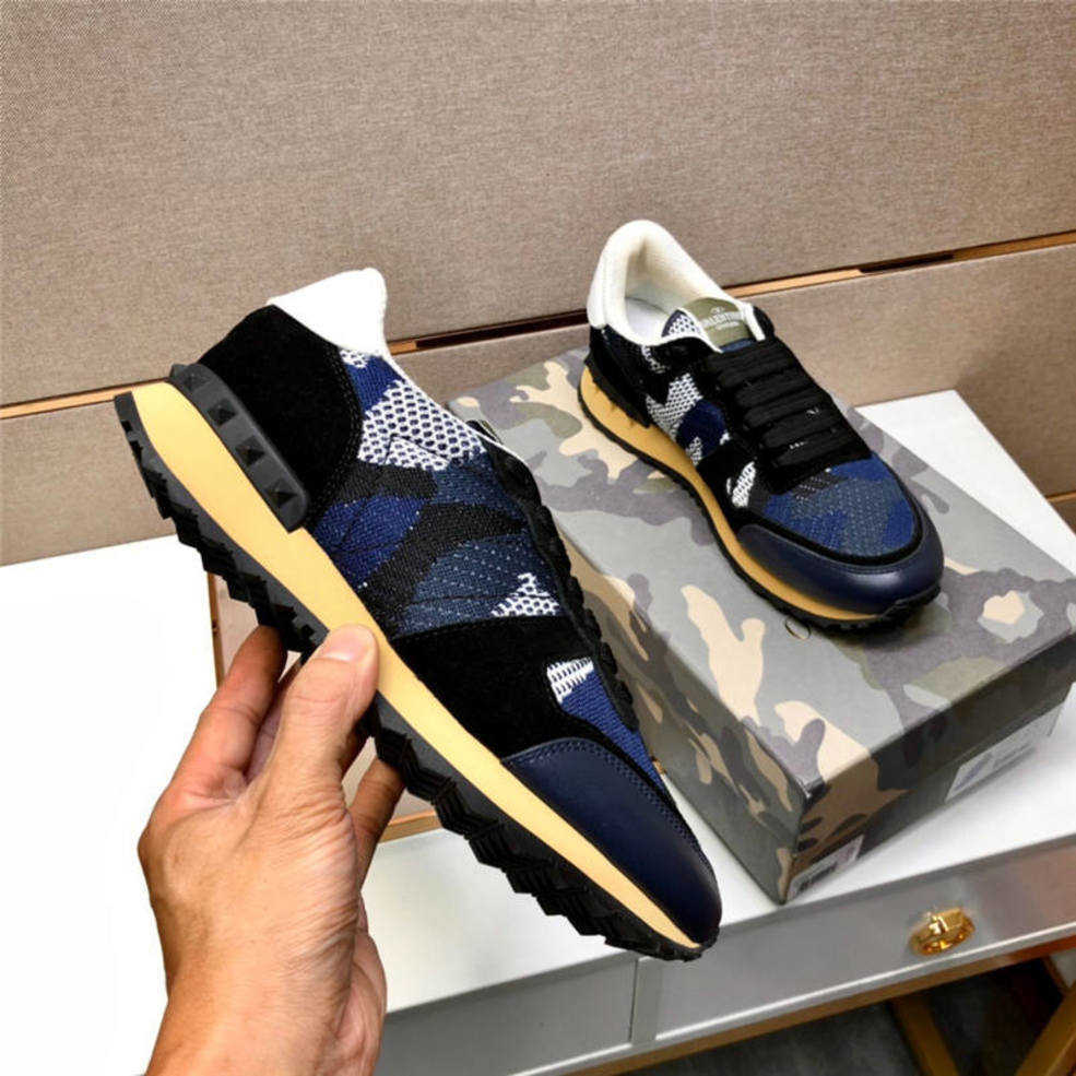 

Valentinoity Valentinoes Fitness Shoes New Top-Quality Designer Men Casual Shoes women Fashion Genuine Leather Sneakers Luxury Trainers, 25