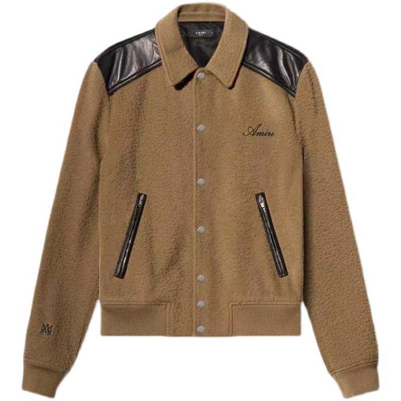 

Designer Clothing Casual Coats 22ss Amiiri High Street Deerskin Spliced Motorcycle Jacket Denim Coat Men Women Autumn Winter Denim Outerwear windbreaker, Shipping fee