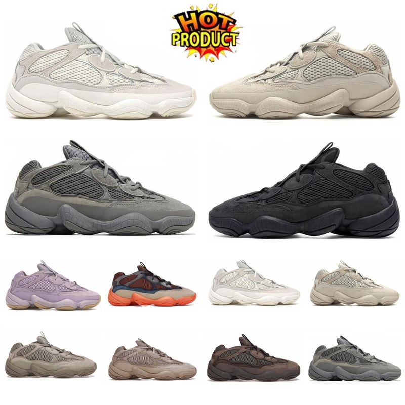 

Designer 500 sneakers Running Shoes Men Women Black Bone White Ash Grey Clay Brown Salt Soft Vision Supermoon Yellow Taupe Light womens mens trainer