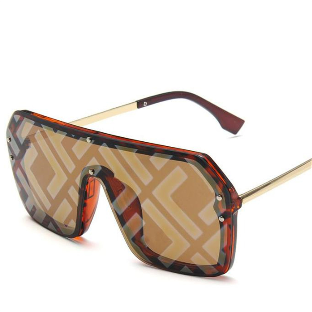 

designer sunglasses Luxury designer sunglasses for women mens eyeglasses PC lens full frame UV400 sun proof womens fashion glasses luxury printing F oversize
