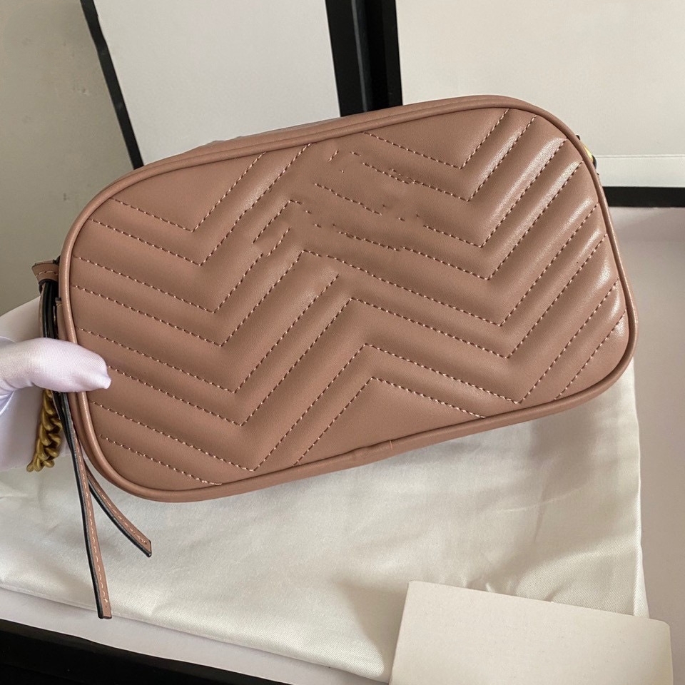 

Luxury marmont camera bag fashion designer bag luxurys handbag tote bag mini black leather shoulder bag designer handbag messenger crossbody bag marmont chain bag, 24cm-2