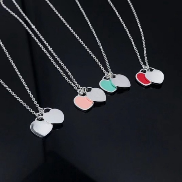 Fashion Heart Shape Pendant Necklace Bracelet Earrings Jewelry with package box-image-923302800