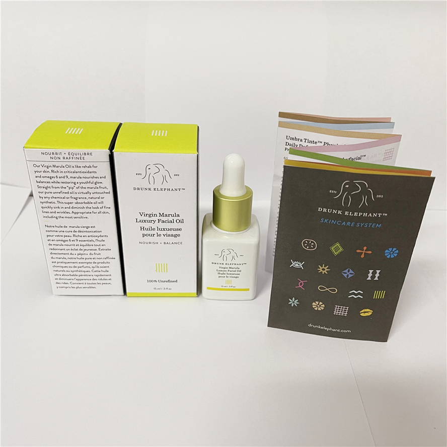 

Elephant Virgin Marula luxury facial oil nourish balance serum 15ml face skin care essence TOP quality, As pic