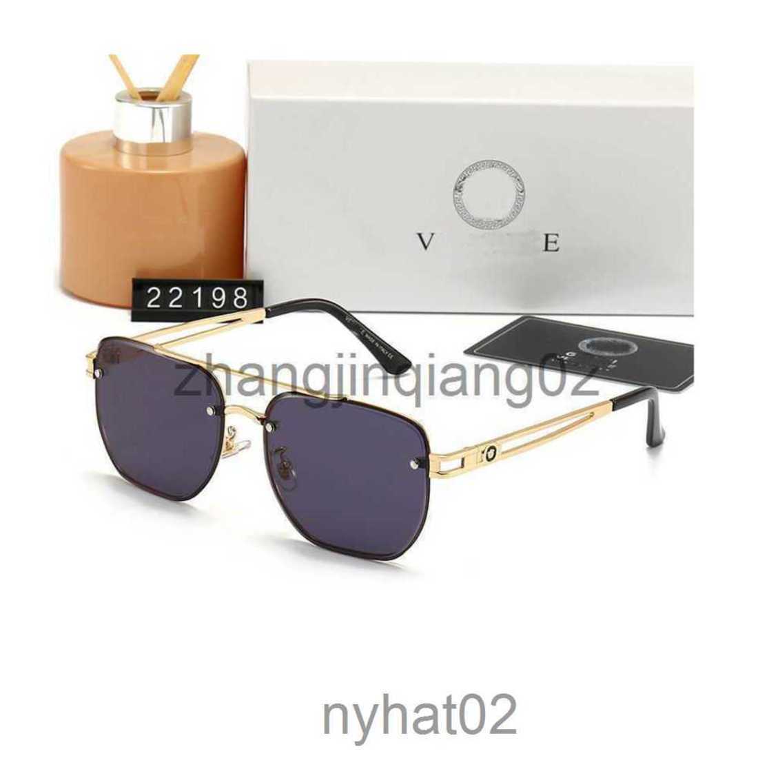 Designer Versage Sunglass Cycle Luxurys Fashion Sport Polarize Sunglasses For Womens Mens Summer Driving Tourism Vacation Shopping Black Square S-image-861506875