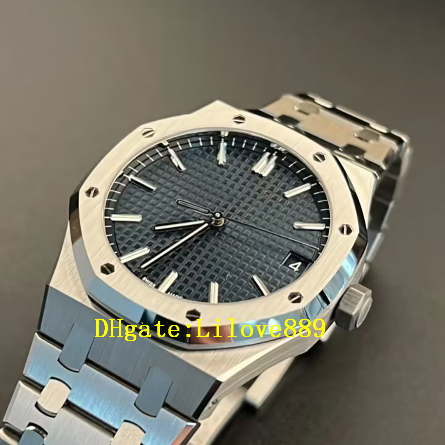 

Top Luxury Men Watch High Quality Watch 41mm 15500 15400ST Precision Steel Bands Strap Asia Transparent Mechanical Automatic 3235 Mens Watches, Box