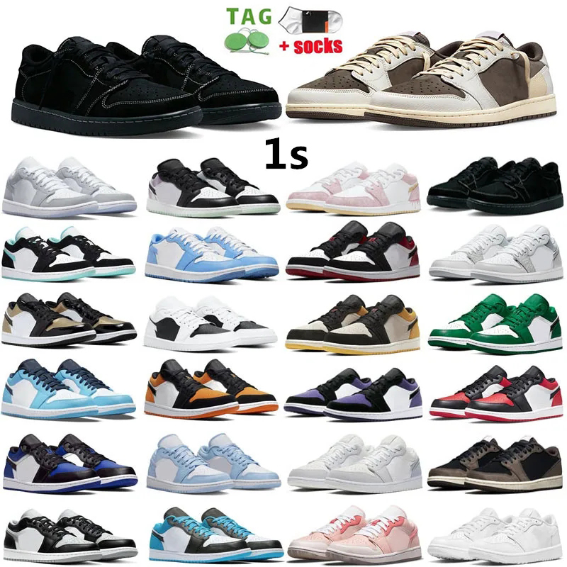 

NEW Jumpman 1s Basketball Shoes Men 1 True University Blue Hyper Royal Panda dark Mocha bred shadow UNC Smoke Grey Women leisure Sneakers