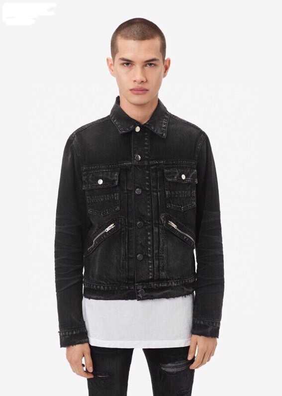 

Designer Clothing Casual Coats Amiiri 2023 Spring Autumn New Men' Zipper Button Long Sleeve Fashion Trend Denim Jacket Casual Coat Denim Outerwear windbreaker, Shipping fee