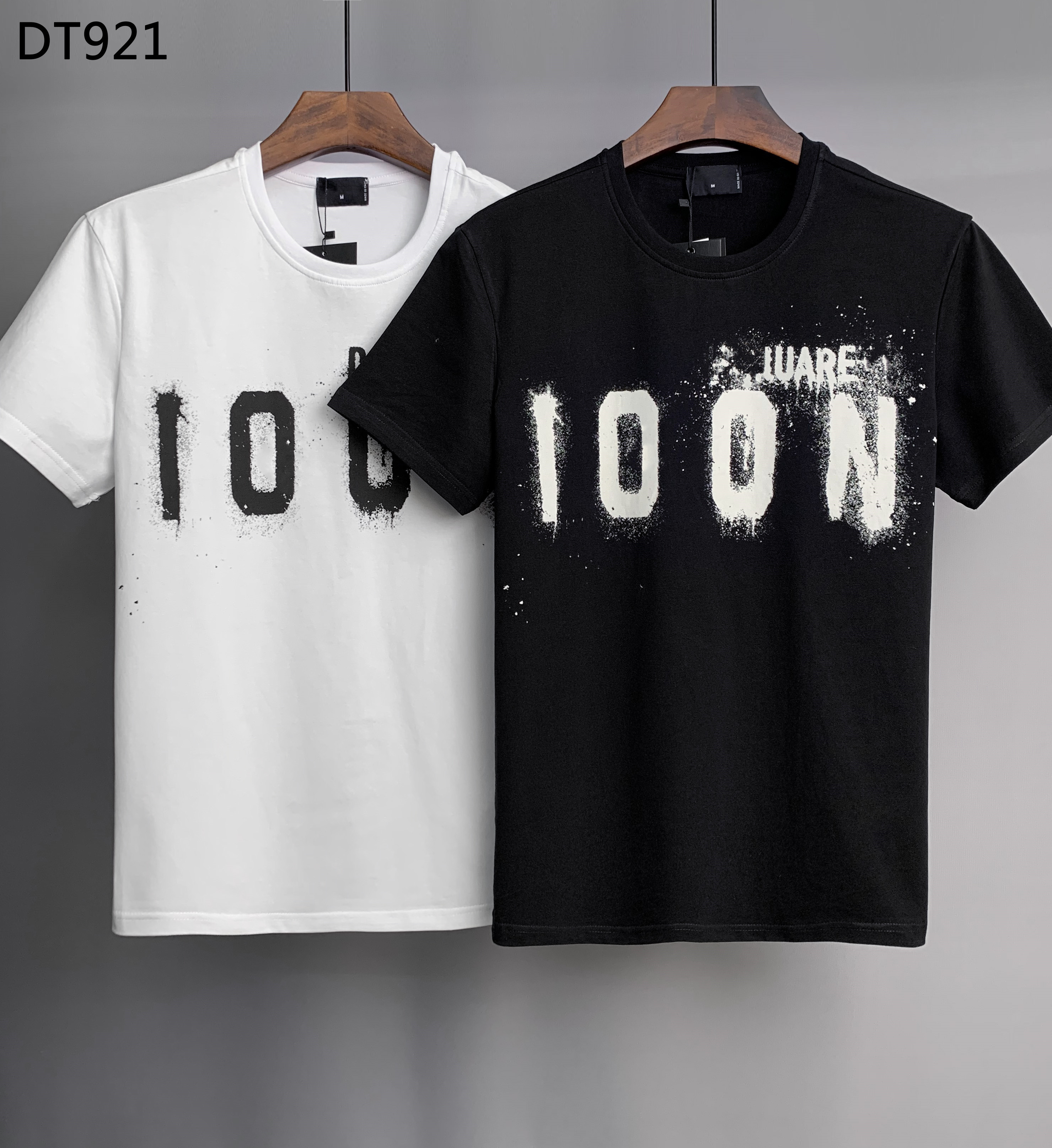 

22SS Brand Men T-Shirt Designer d2 Mens Polo shirt tops Luxury Dsquare Print Shorts O-Neck Short Sleeve Men's Shirts DT2022 dsq Streetwear tee shirts clothes DS921