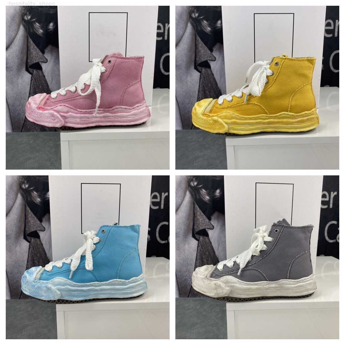 

Dissolved MMY shoes Maison Mihara Yasuhiro thick soled sports shoes Men's Mihara canvas shoes Women's causal trend Bora couple, Style 5