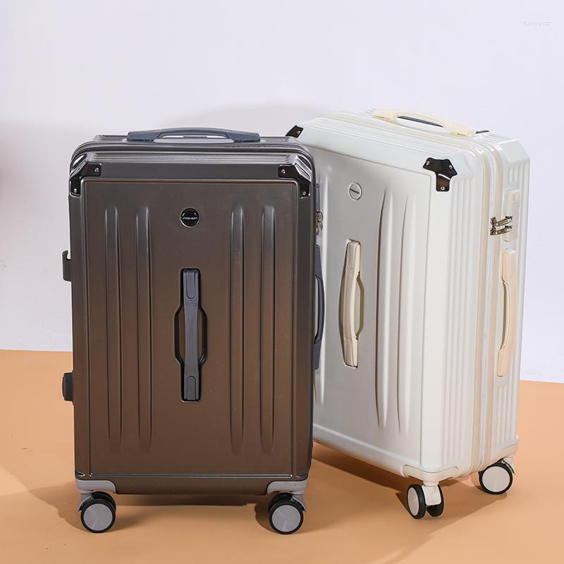 

Suitcases 2023 High Capacity Luggage Case Code Travel Trolley Fashion Quality