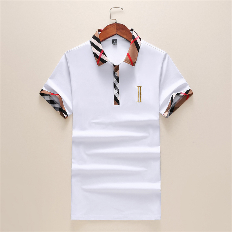 

and women designer Polo shirt Men men's casual business fashion letter printed T-shirt high street men's Polo shirt quality wholesale016 GDL4, White