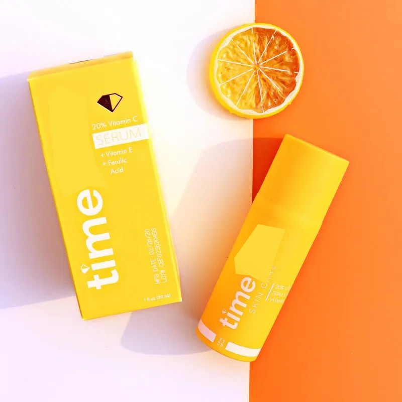 

Time les Serum Skin Care Tim less 20% Vitamin C 30ml Q10 Serum B5 Face care serum essence VE Ferulic Acid, As option