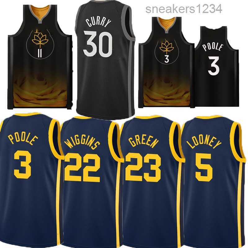 

Men Basketball Jersey Stephen Curry James Wiseman Poole Draymond Green Klay Thompson Andrew Wiggins Kevon Looney Moses Moody Jonathan Kuminga Jerseys, As picture