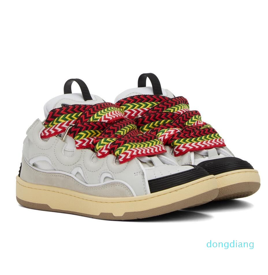 

Perfect Nice Men Curb Sneakers Shoes Perforated Low-top Paneled Suede & Nappa Calfskin Runner Sports Mesh Low Top Chunky Rubber Sole Trainers EU38-46, 10