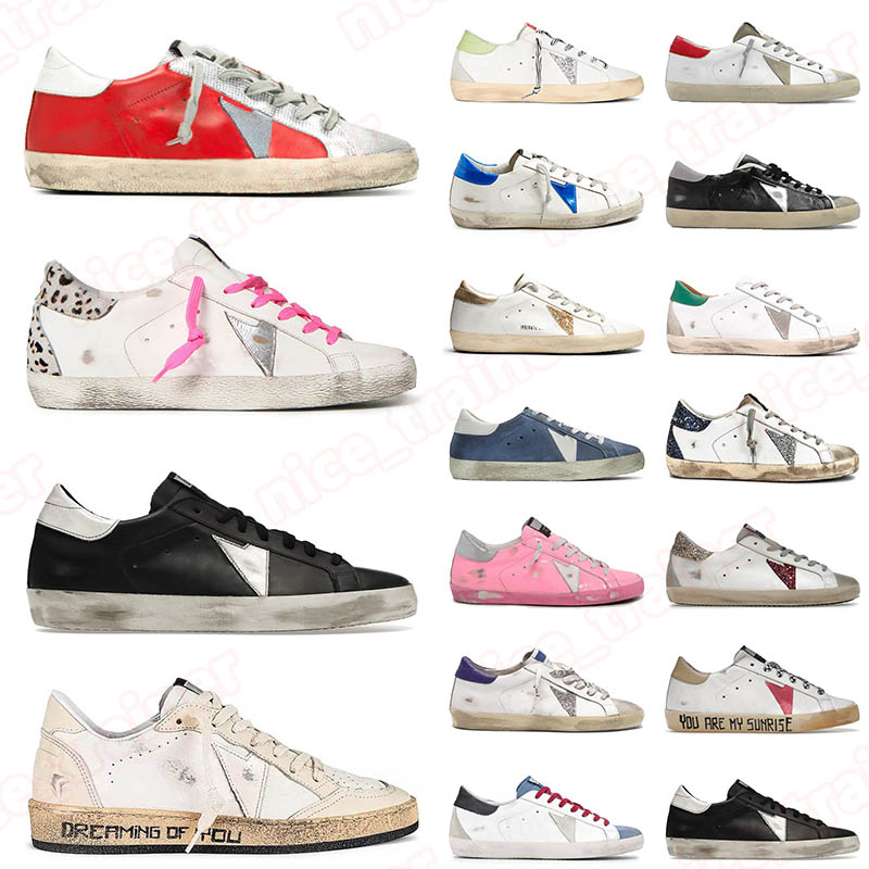 

2023 Luxury Designer Golden Goose Women Shoes Sneakers Leather Superstar Super Star Italy Old Dirty Low Loafers Men Trainers Casual Plate-forme 35-46, 5 36-45