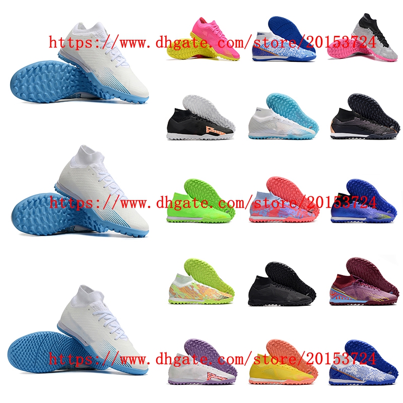 

2023 Zoomes Mercurial Vapores XV Academy TF IC Indoor Soccer Shoes Mens Football Boots Cleats Size US 6.5-11, As picture 13