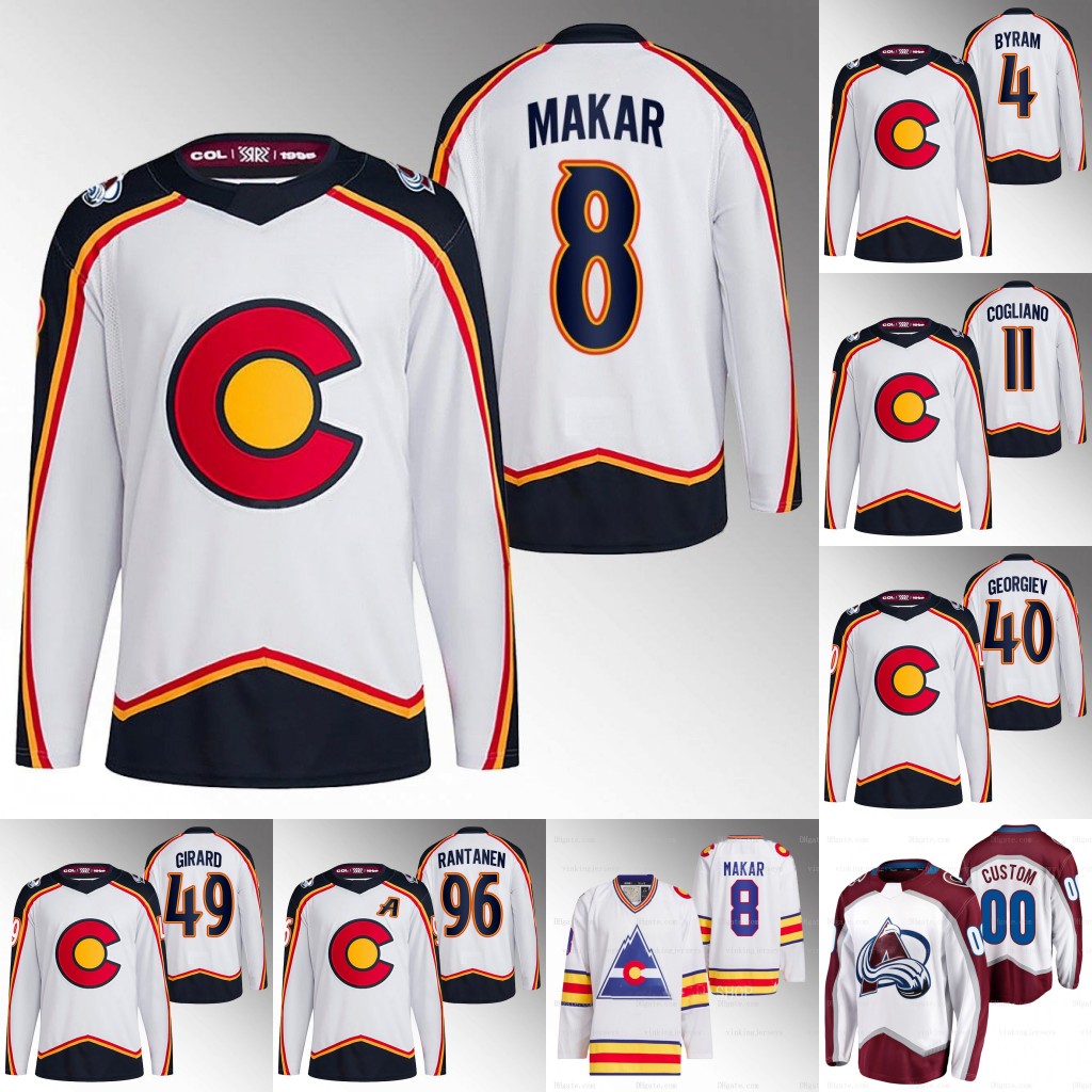 

2023 Hockey Avalanche Jersey Mikko Rantanen Keith Kinkaid Pavel Francouz Justus Annunen Devon Toews Samuel Girard Gabriel Landeskog Valeri Nichu Cale Makar, Green