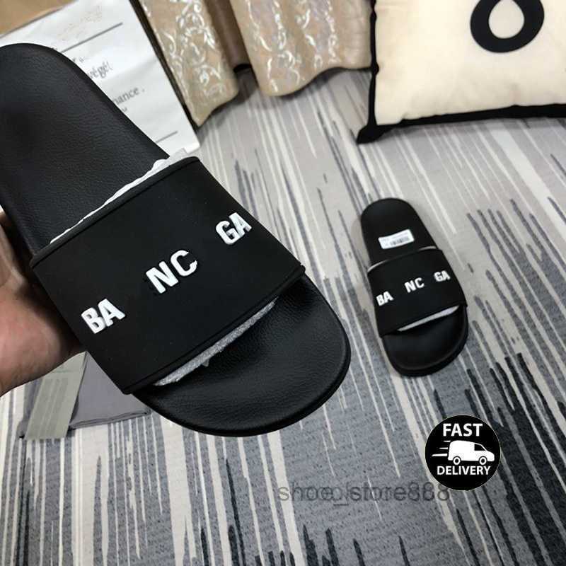 

France Brand Rubber Letter Slippers Men Beach Wide Flat Slide Women Luminous Alphabet Sandals Multicolor Couples Solid Slides Waterproof Non-slip Sole 34-46, 10