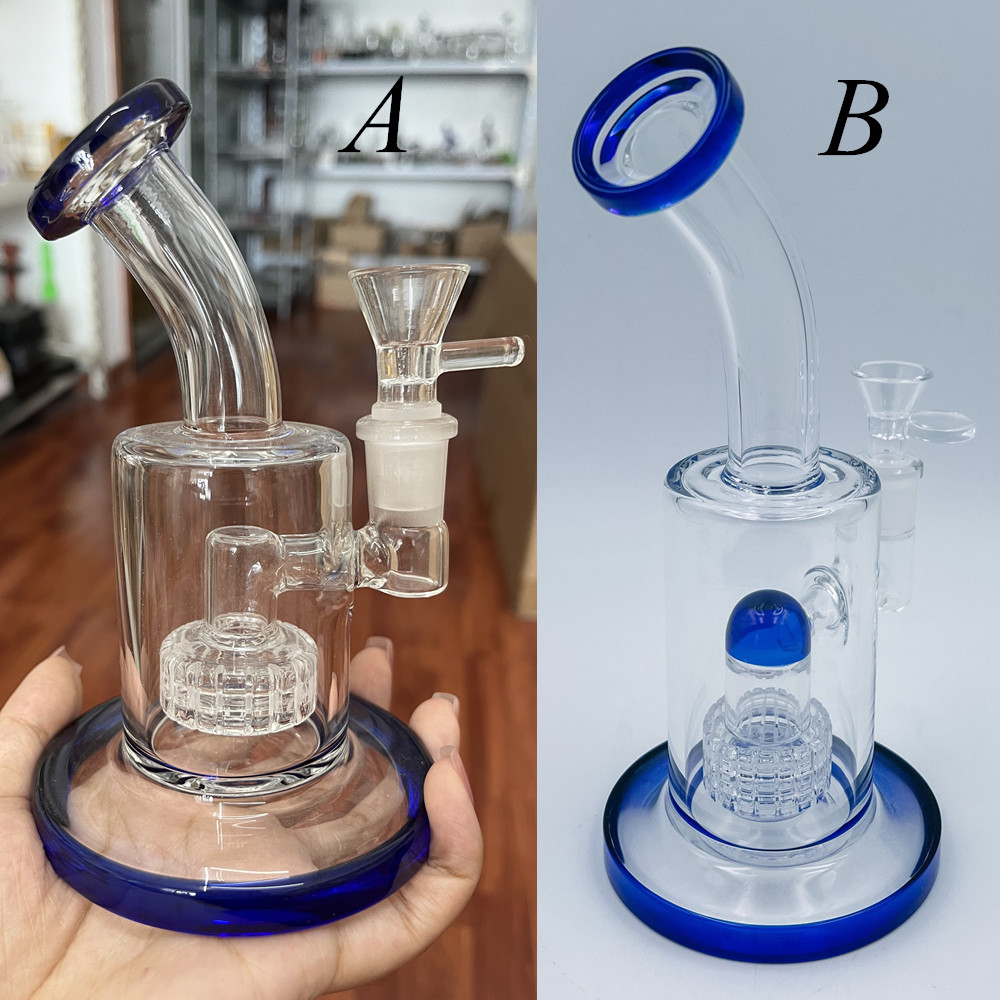

Thick Dabber Glass Bongs Water Pipes Heady Stereo Matrix Perc Oil Dab Rig Hookah Bubbler with 14mm Bowl or Banger