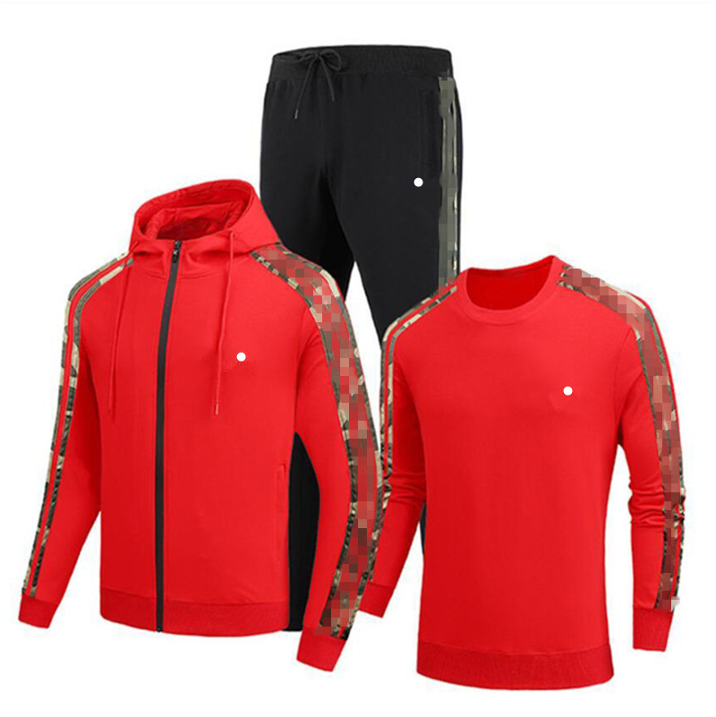 

Mens Tracksuits sportswear For mens jackets With Tracksuit Long Sleeve Casual Jogger Pants Suit Clothing 4 colors 3-piece set Asian size, Ems