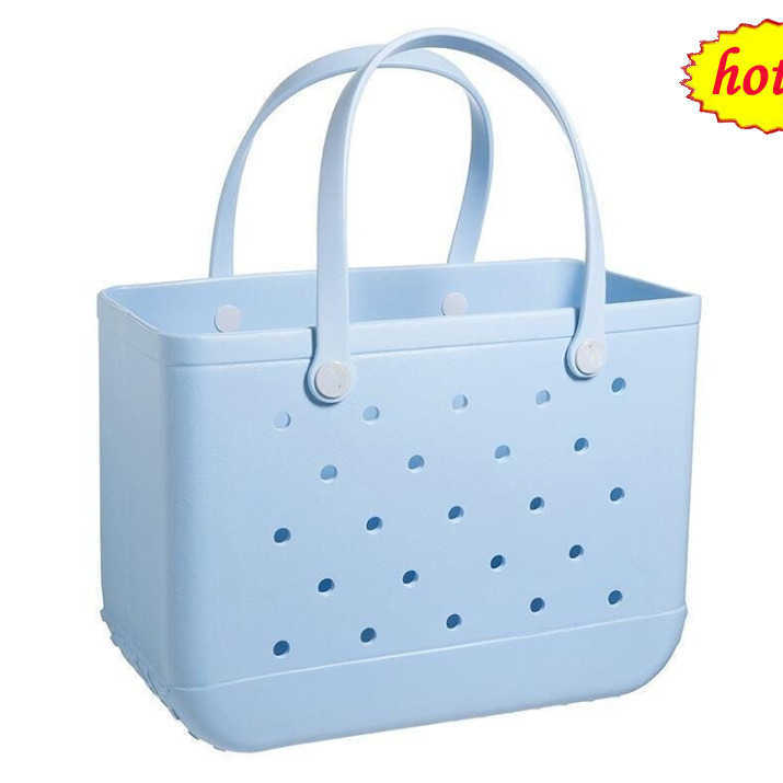 

Designer Eva Bag women Tote Large Shopping Basket Bags Lady Storage Washable Beach Silicone Bog Bag Purse Eco Jelly Candy wallet wholesale, 5#