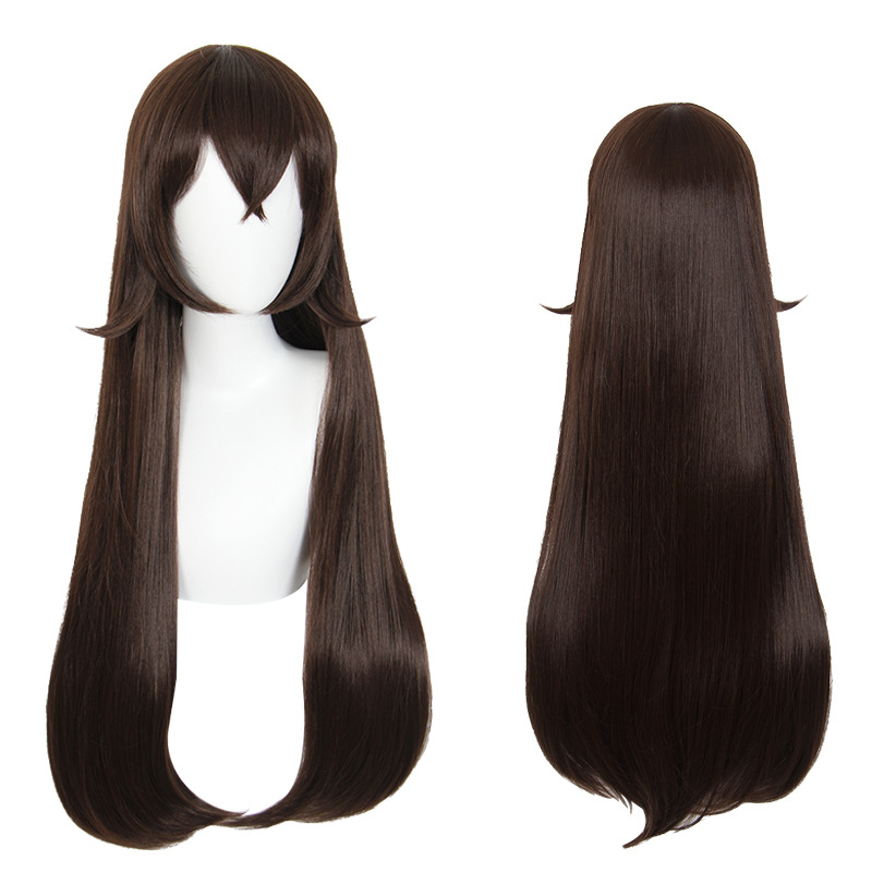 

cosplay Genshin Impact Ambocos wig, brown, with both sides turned up 455C