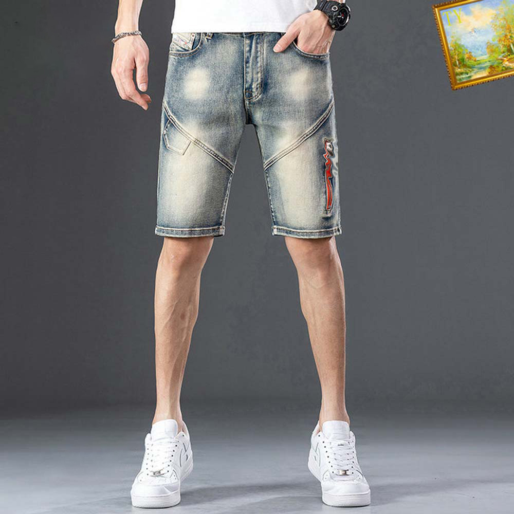 

2023 Summer New Men's Jeans Designer Jeans High Quality Loose fitting Men's Shorts Fashion Versatile Youth Hip Hop Fashion Shorts Asian Size M-3XL