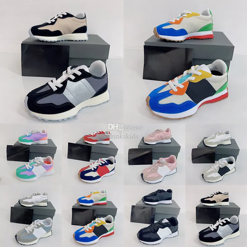 

New designer nb 327 kids shoes toddlers boys girls Running Shoes youth children Authentic Sneakers Shoe baby infants Trainers Outdoor Sports