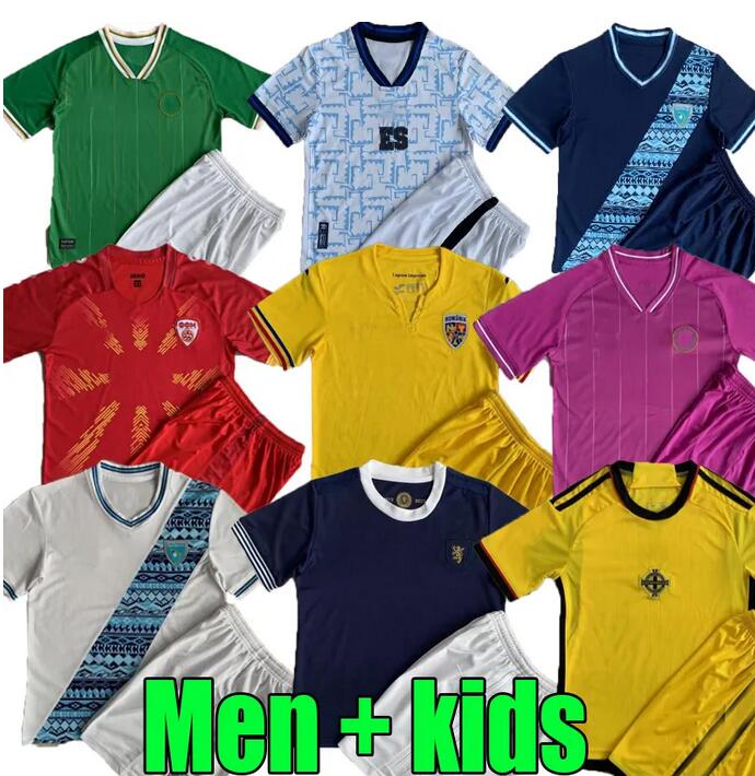 

23 24 Northern Ireland soccer Jerseys Guatemala Romania 2023 El Salvador Northern Macedonia Scotland 150Anniversary edition goalkeeper Men kids football Shirs, 10