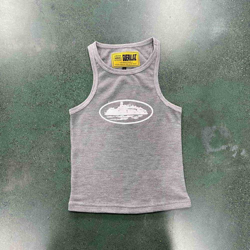 

Women' Vest Streetwear Tops Grey Corteiz Tanks Top High Street Clothes Female Blouse Sleeveless Shirts Casual Women Clothing, C-bx2-05