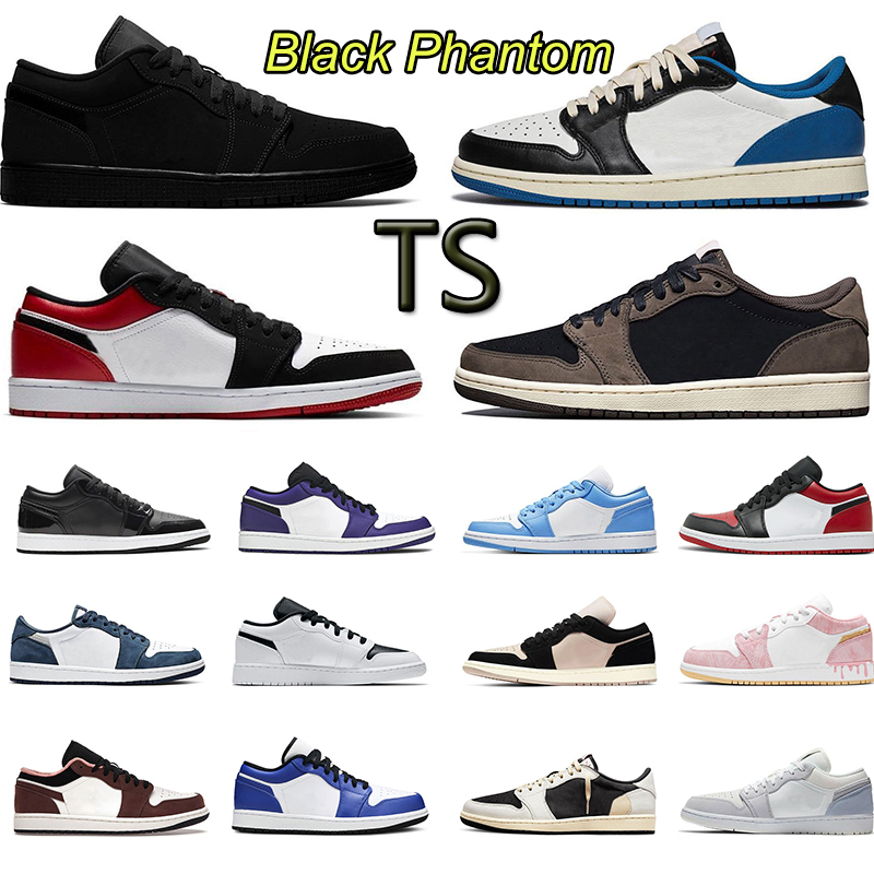 

Jumpman 1 Low 1s Mens Basketball Shoes Ts x Black Phantom Unc Black Toe Dark Mocha Fragment Game Royal All Star Court Purple Men Women Trainers Jordans1 Jordan1, 13