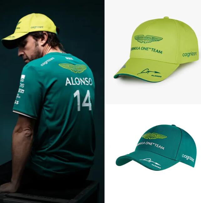 

Designer Ball Caps 2023 new model Aston Martin F1 Dragonso racing team baseball Y23