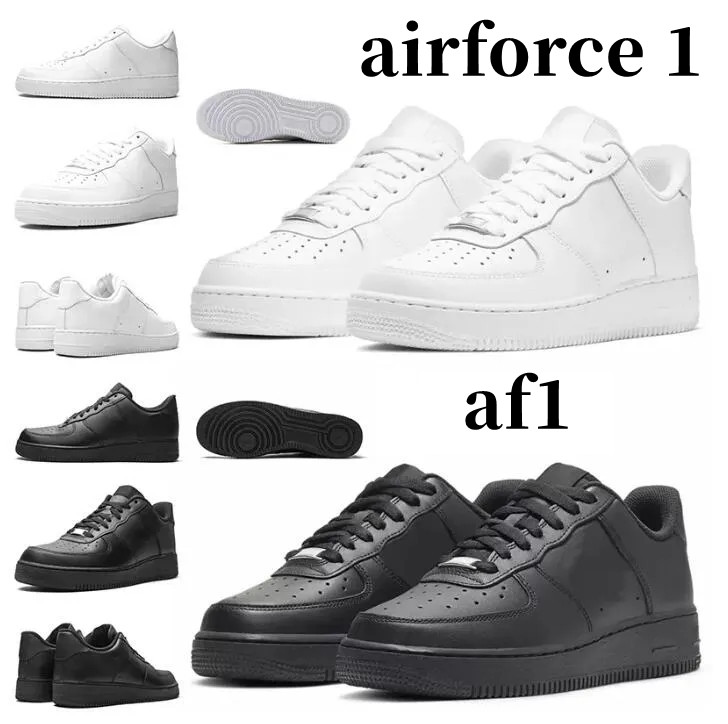 

af1 airforce 1 outdoor shoes air force one black blue multi color DZ1382-001 Platform sneakers mens woomens running trainers size 36-45, Color#1