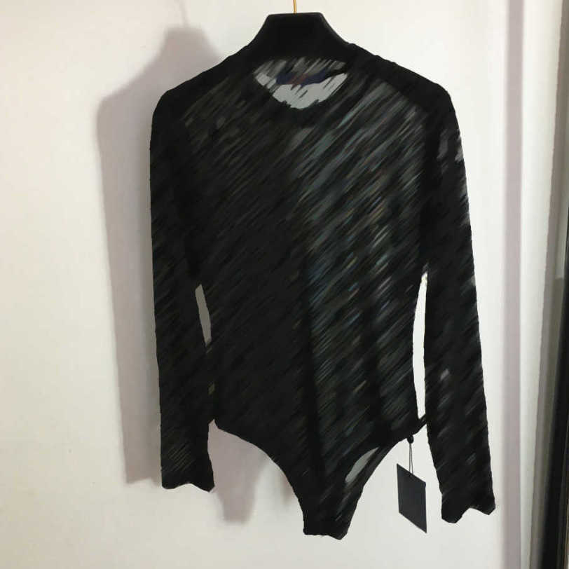 

23ss designer bikini One-piece swimsuit Womens Swimwear Presbyopia flocked logo letter long-sleeved one-piece tights High quality women clothes a1, Brown