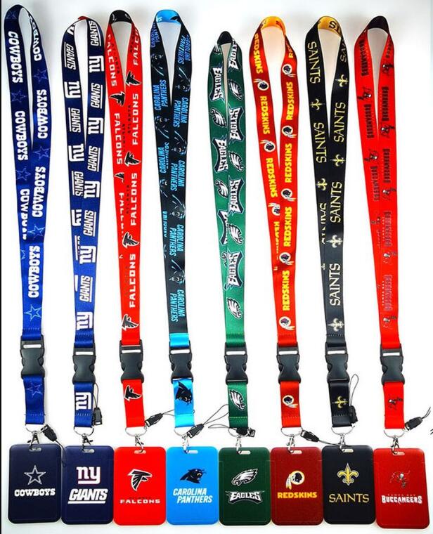 Rugby Team Neck Strap Keychain Clothing designer Man Lanyard Credit Card Holders Keycord Key Holder DIY Hanging Rope Phone Accessories-image-923560871